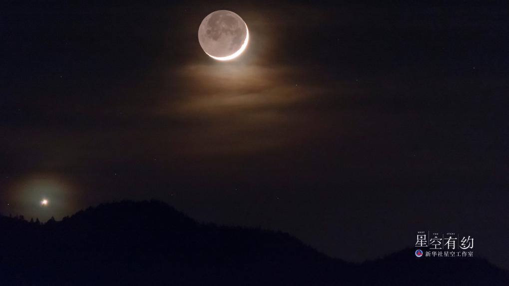 最美“星月童话”来了！10月10日金星合月