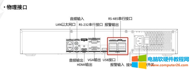 海康威视抓拍摄像机接线