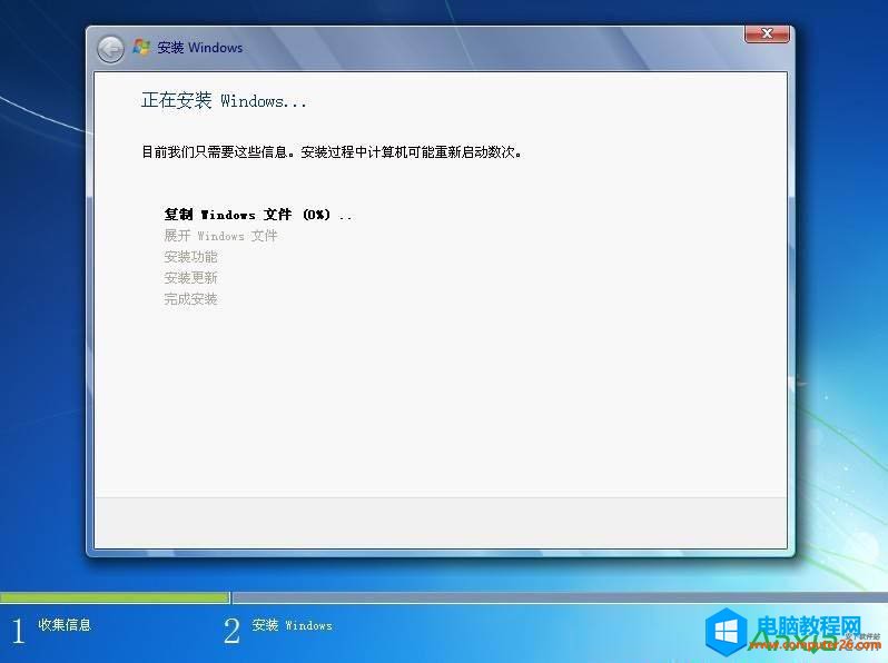 手动装系统步骤图解win7